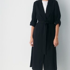 Babaton Black Long Coat